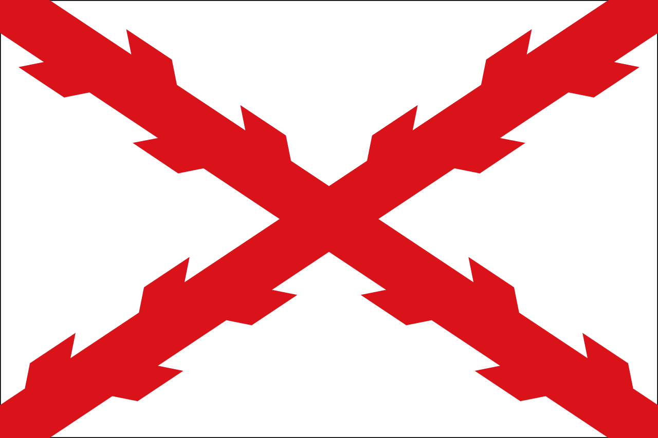 bandera cruz borgoña