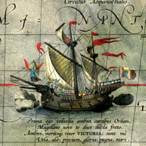 Nao Victoria, uno de los navíos de la expedición