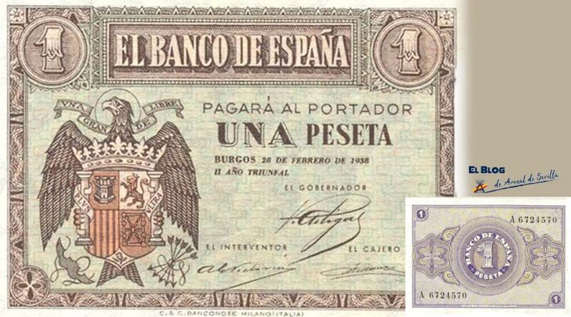 billete 1 peseta